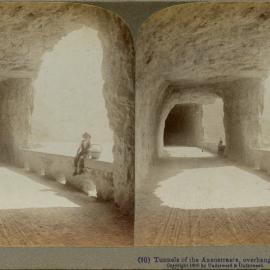 Tunnels of the Axenstrasse, c.1900