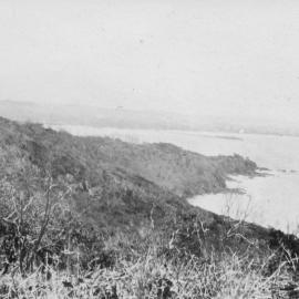A long distance view of Byron Bay Jetty, c.1912
