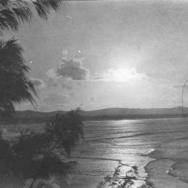 Sunset and beach scene, c.1912