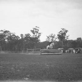 Showjumping at the Coffs Harbour Showground, 25 January 1923