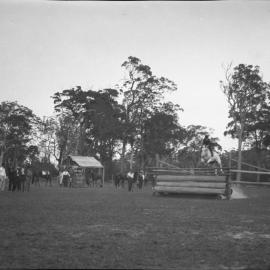 Showjumping at the Coffs Harbour Showground, 25 January 1923