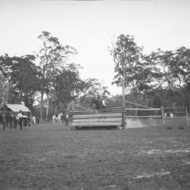 Showjumping at the Coffs Harbour Showground, 25 January 1923