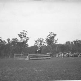 Showjumping at the Coffs Harbour Showground, 25 January 1923
