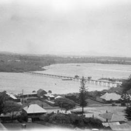 View of the Hastings River from St Thomas' Anglican Church, 1918