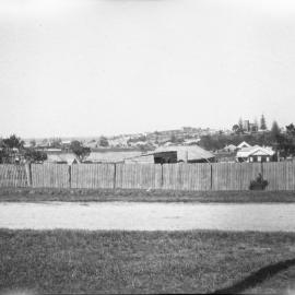 Residential view towards St Thomas' Anglican Church, c.1925