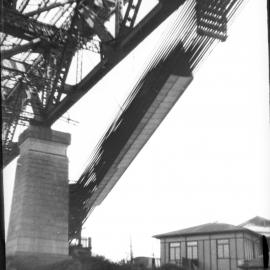 Sydney Harbour Bridge under construction, c.1928