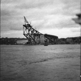 Sydney Harbour Bridge under construction, c.1928