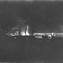 Sydney Harbour Bridge at night, c.1932