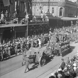 Troops returning to Sydney after World War I, c.1919