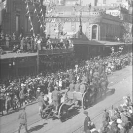 Troops returning to Sydney after World War I, c. 1919