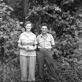 Leonard Black and RAAF Nurse, c.1944