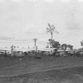 An aviation graveyard, 1945
