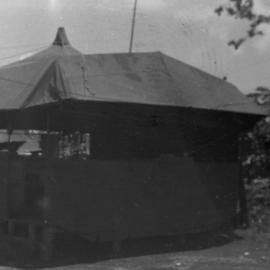 Amenities tent, 1945