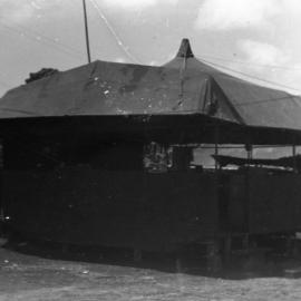 Amenities tent, 1945