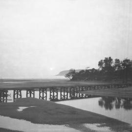 Tramway bridge across Coffs Creek, c.1925