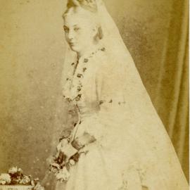 Portrait of a bride, c.1870