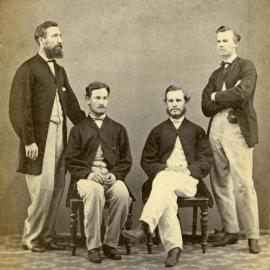 Portrait of four men, c. 1875