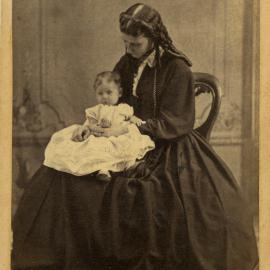 Portrait of a mother and child, c. 1860