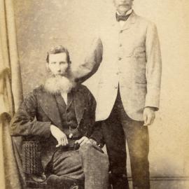 Portrait of two men, c. 1881