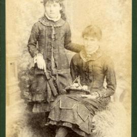 Portrait of two lasses, c. 1881