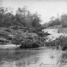 View of a waterfall, c. 1909