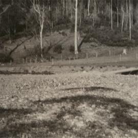 Stanlan's crossing after the flood, early 1956