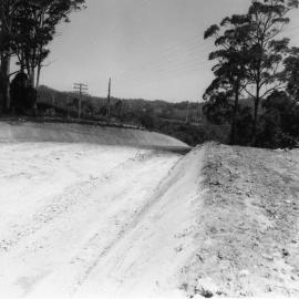 Road construction on Lee's Hill, c.1956