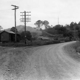 View of Lee's Hill from Karangi Bridge, c.1956