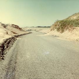 Road works nearly finished at Park Beach, January 1969