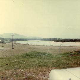 Part of the car park at Park Beach, January 1969