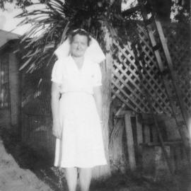 Sister Kent of Sunnyside Maternity Hospital, late 1940s