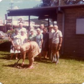Mrs D. Gill planting a tree at Coffs Harbour Regional Museum, c.1988 