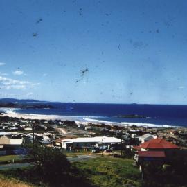 View of Jetty area looking north from Beacon Hill on Victoria Street, 1950s
