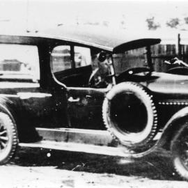 C.H. Everingham's Hudson hearse