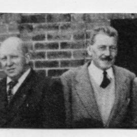 Teachers George England and Gordon Patterson at the High School