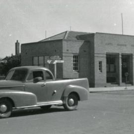 Post Office corner on the Pacific Highway, Coffs Harbour, 1950 