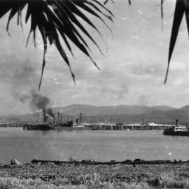 Berthed ships in the Harbour, c.1949