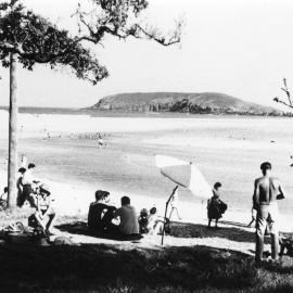 The north bank of Coffs Creek at Park Beach, 1950s