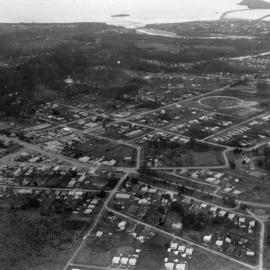 An aerial view from Top Town to the Jetty, early 1950s