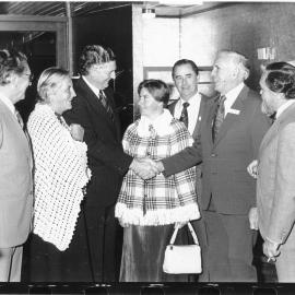 A special occasion at the Bowling Club, 4 June 1974