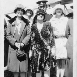 Mrs Dowd with Mrs Cox and Tad Wunderlich with Sergeant Dowd, late 1920s