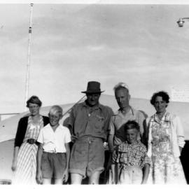 The Nicol and Dummett families at Urunga, 1950s 