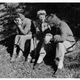 Alice Fowler with Betty Nicol and Shirley Fowler, 1950s