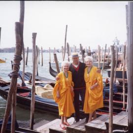 The Banana Twins Adelie and Toni in Venice, 1990