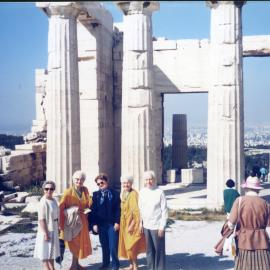 Adelie and Toni in Athens, 1990