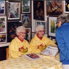 Adelie and Toni at Sawtell Art Gallery 