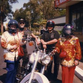 "Teddy Bears Picnic" Judges Adelie and Toni at the Lime Tree Village in Coffs Harbour, October 1996