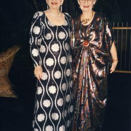 Adelie and Toni at the Aanuka Resort Grand Ball, c.1991