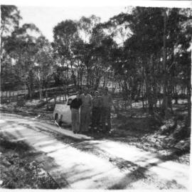 David and Betty Nicol with friends Mollie and Bert Clarke, 1940s 