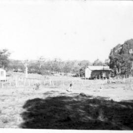 David and Hugh Nicol at "Lochnagar" at Rigney Street in Ebor, 1950s